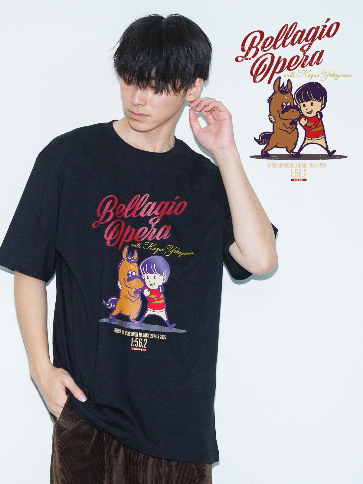 ベラジオオペラ・Tシャツ(黒)