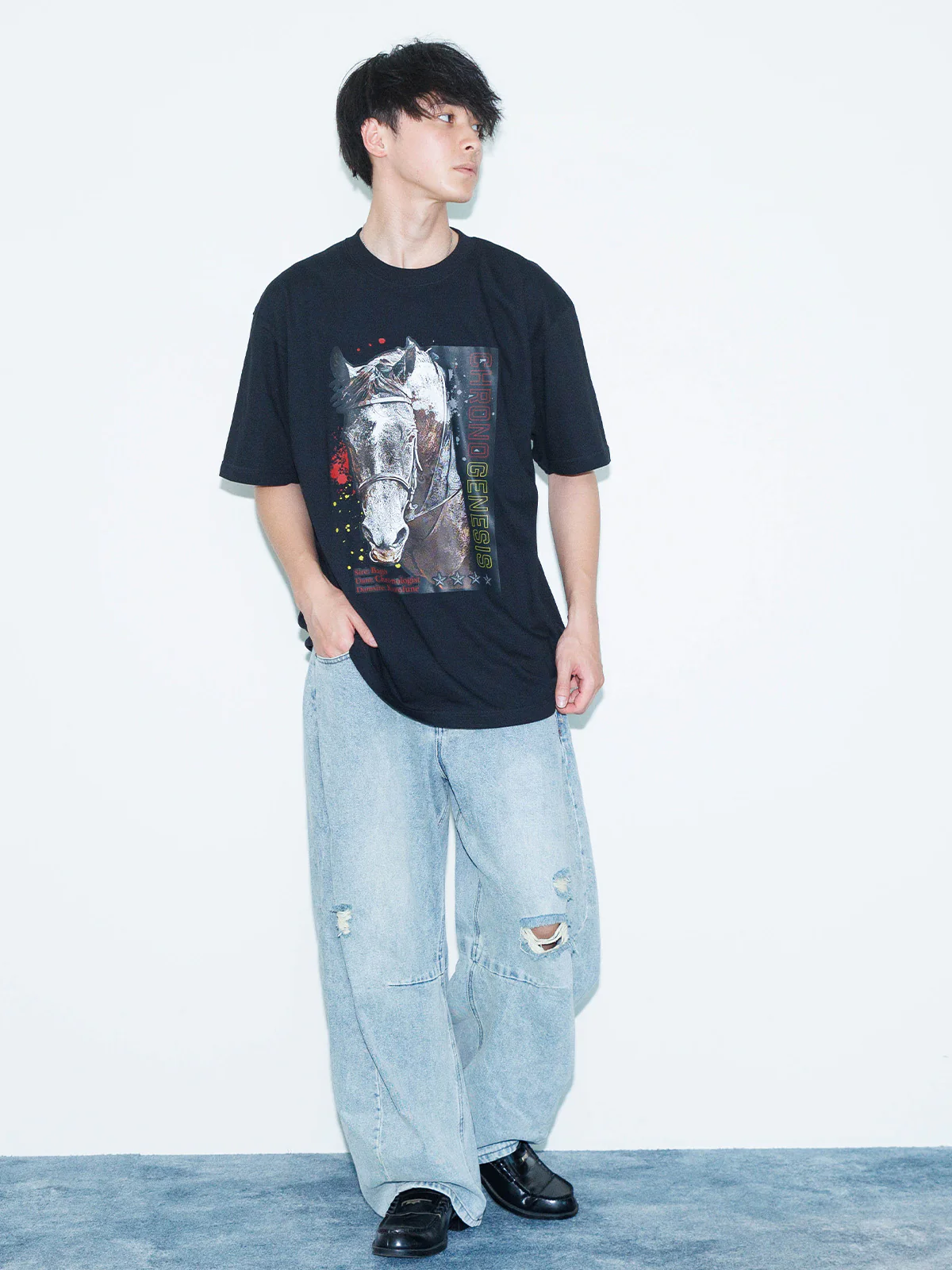 クロノジェネシス・ポートレートTシャツ - Image 3