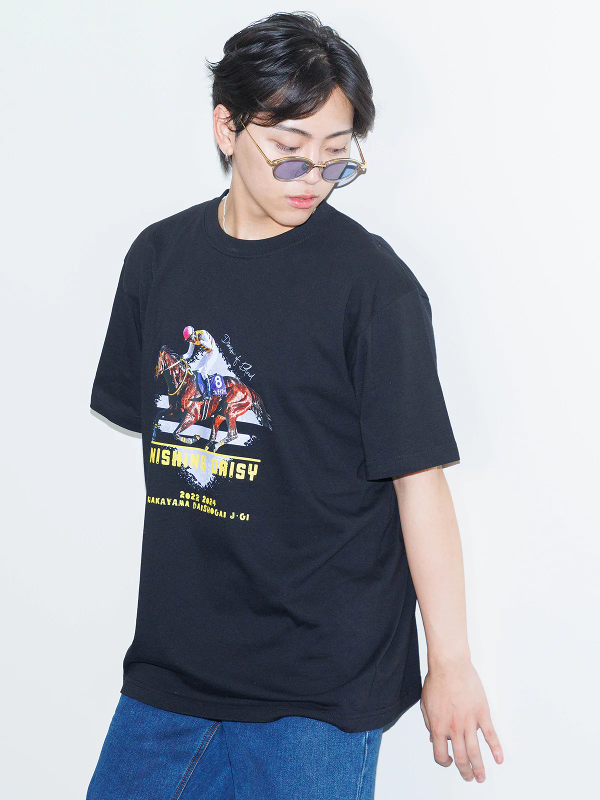 ニシノデイジー・Tシャツ(黒) - Image 5