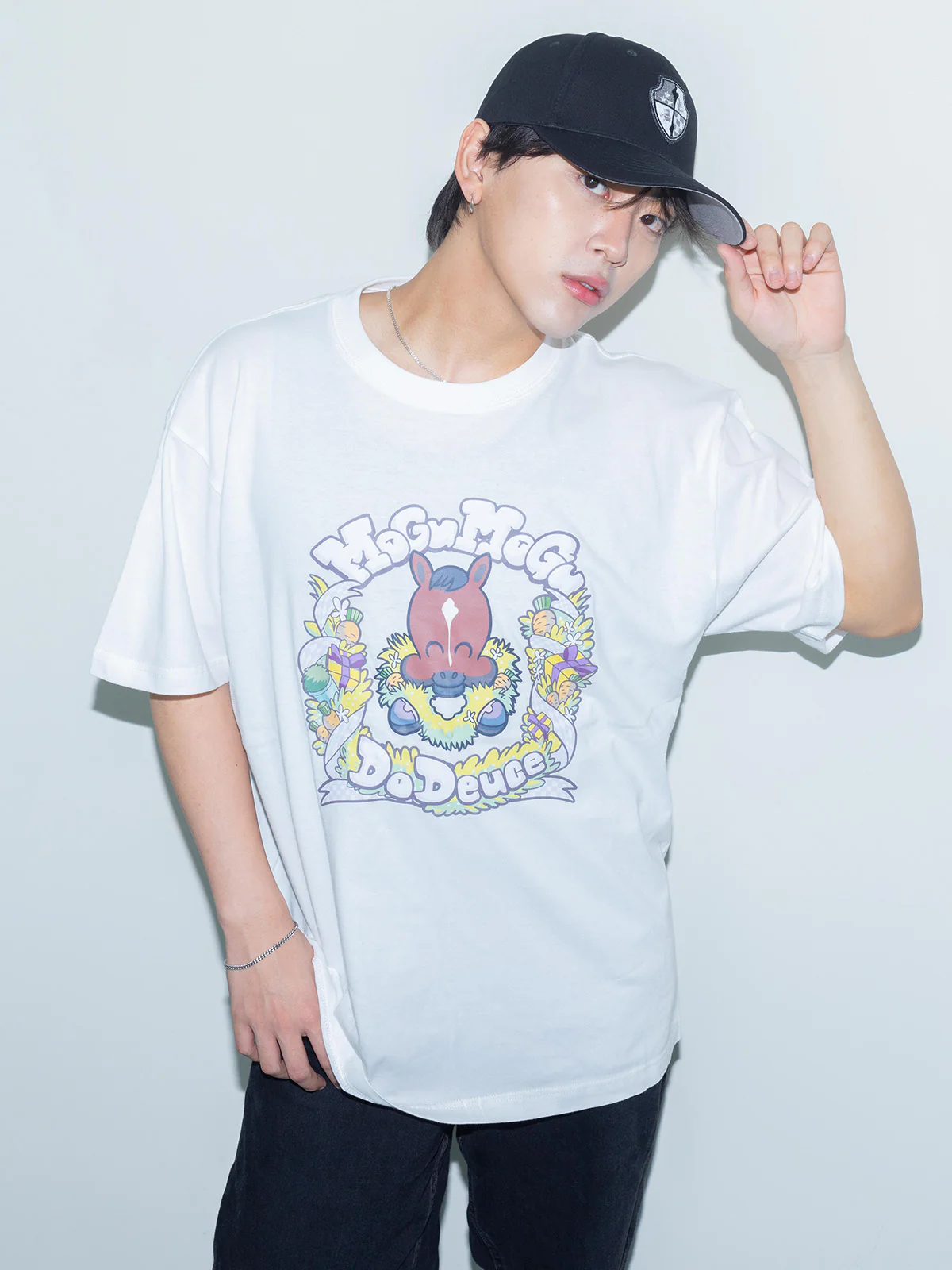 ドウデュース・もぐもぐTシャツ(白) - Image 2