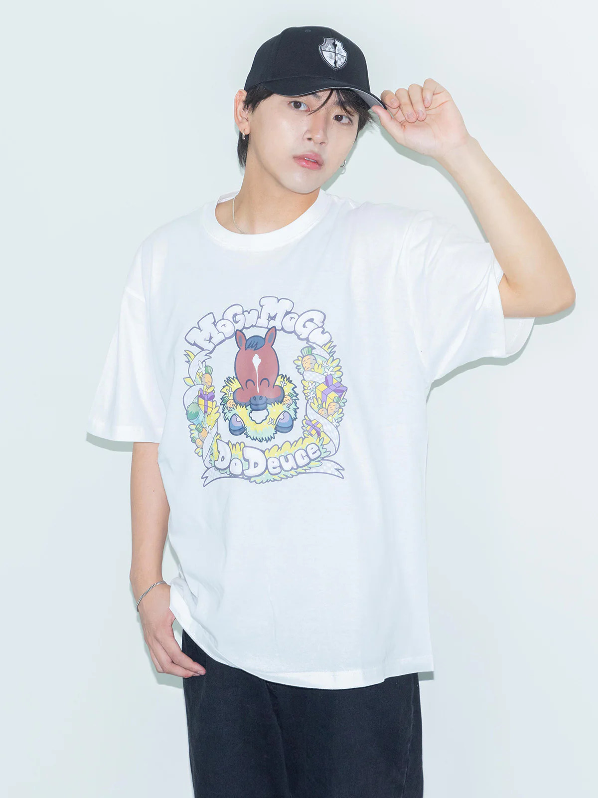 ドウデュース・もぐもぐTシャツ(白) - Image 5