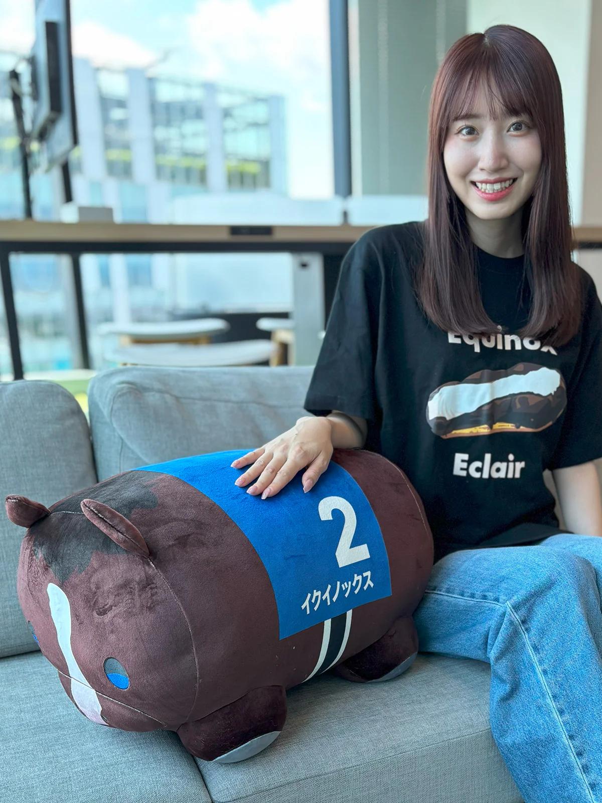 イクイノックス・もちもちぬいぐるみクッション - Image 4