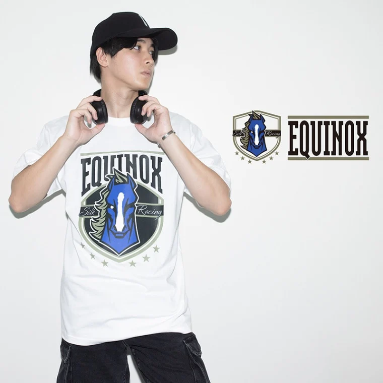 イクイノックス･Tシャツ･エンブレム(白)