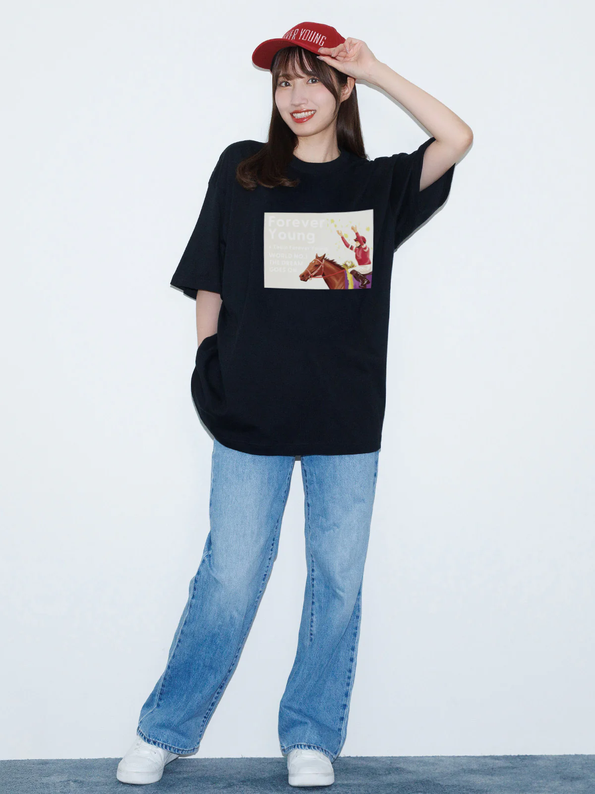 フォーエバーヤング・Tシャツ(黒) - Image 2