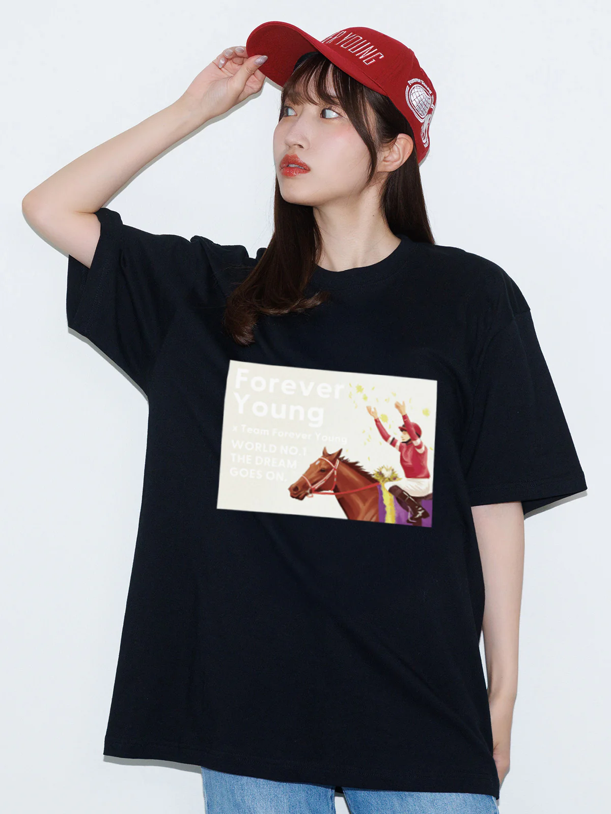 フォーエバーヤング・Tシャツ(黒) - Image 3