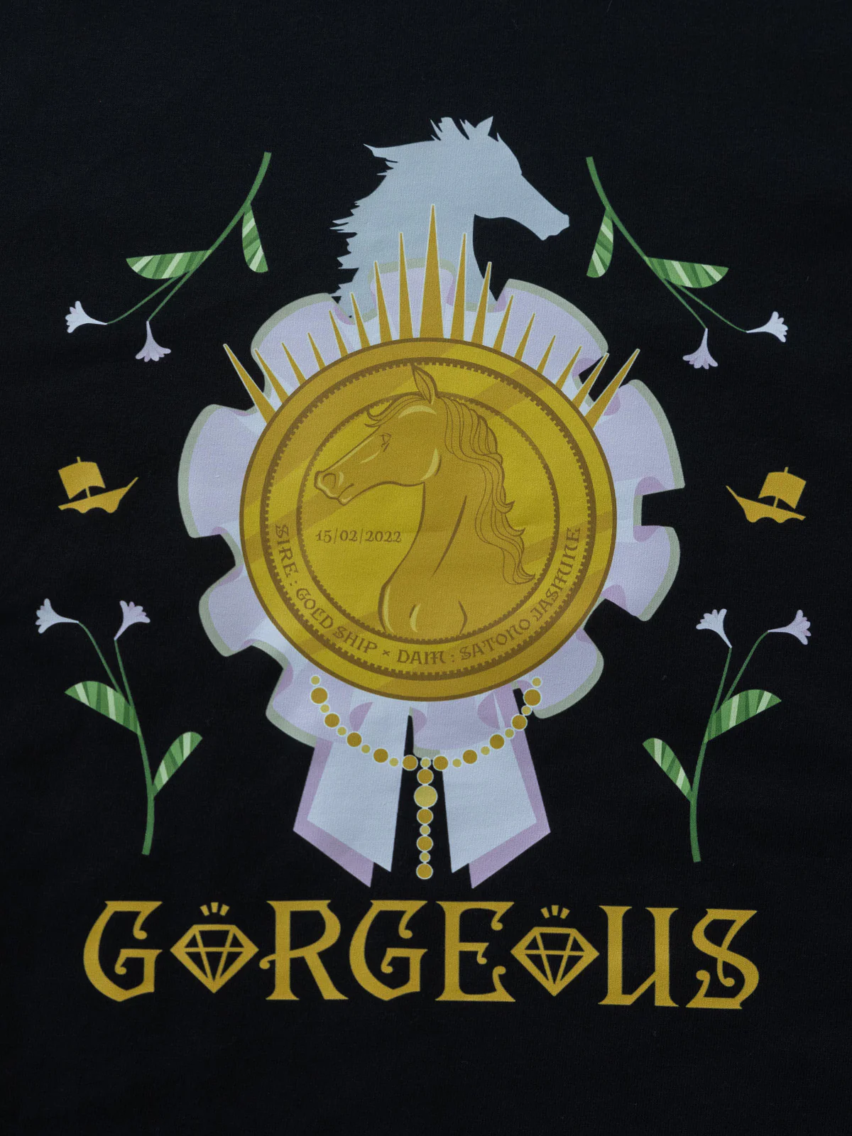 ゴージャス・Tシャツ(黒) - Image 4
