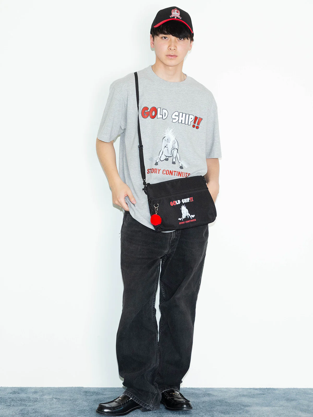 ゴールドシップ・TシャツB(グレー) - Image 2