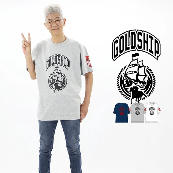ゴールドシップ・Tシャツ(グレー)