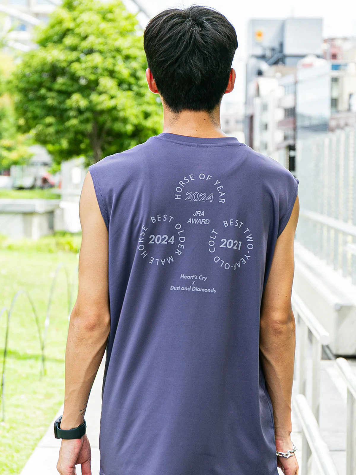 【HORSE GOODS net】ドウデュース・ノースリーブTシャツ(紫) - Image 2