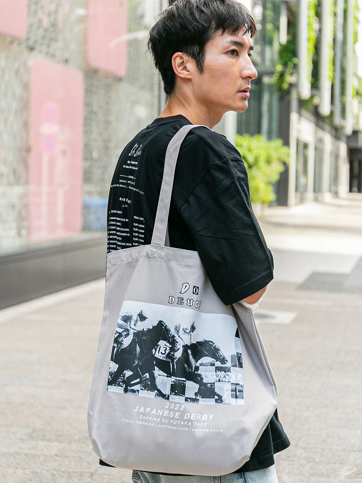 【HORSE GOODS net】ドウデュース・トートバッグ(グレー) - Image 2