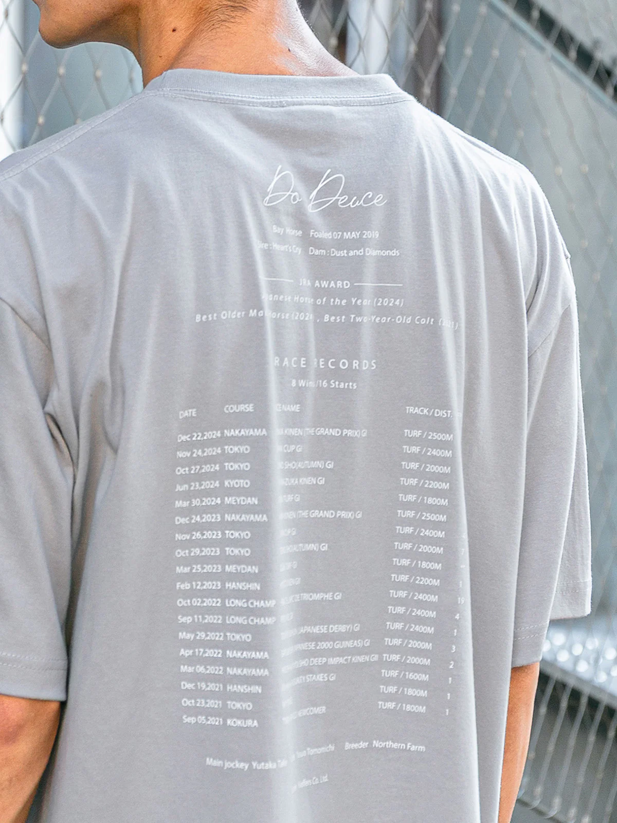 【HORSE GOODS net】ドウデュース・Tシャツ(グレー) - Image 3