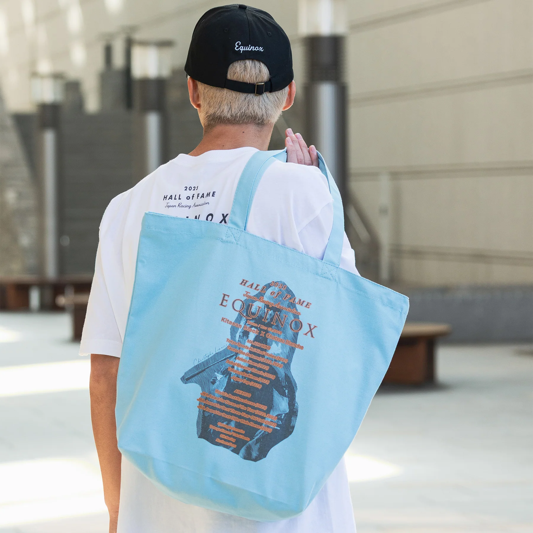 【HORSE GOODS net】イクイノックス顕彰馬選定記念 トートバッグ(青) - Image 4