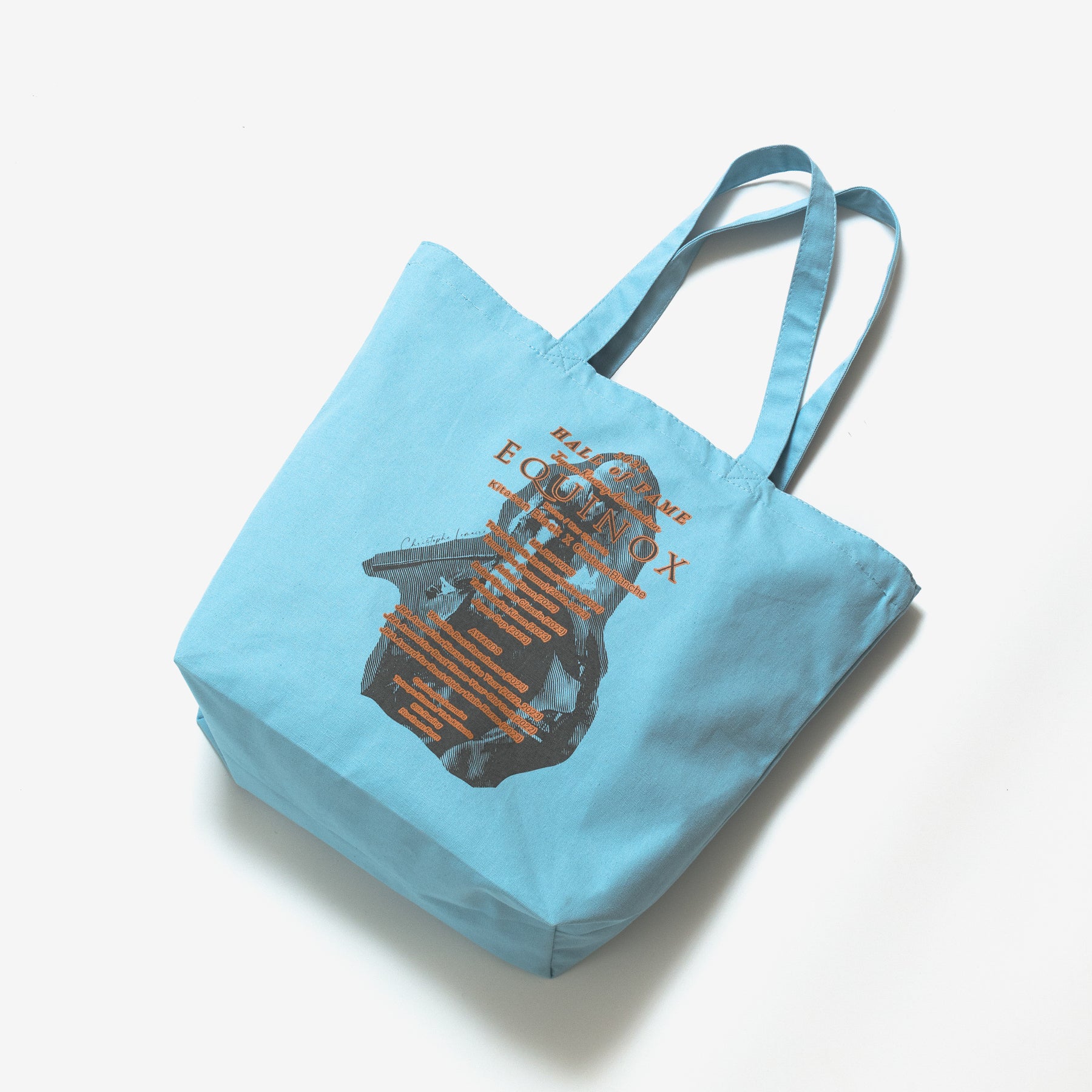 【HORSE GOODS net】イクイノックス顕彰馬選定記念 トートバッグ(青) - Image 7