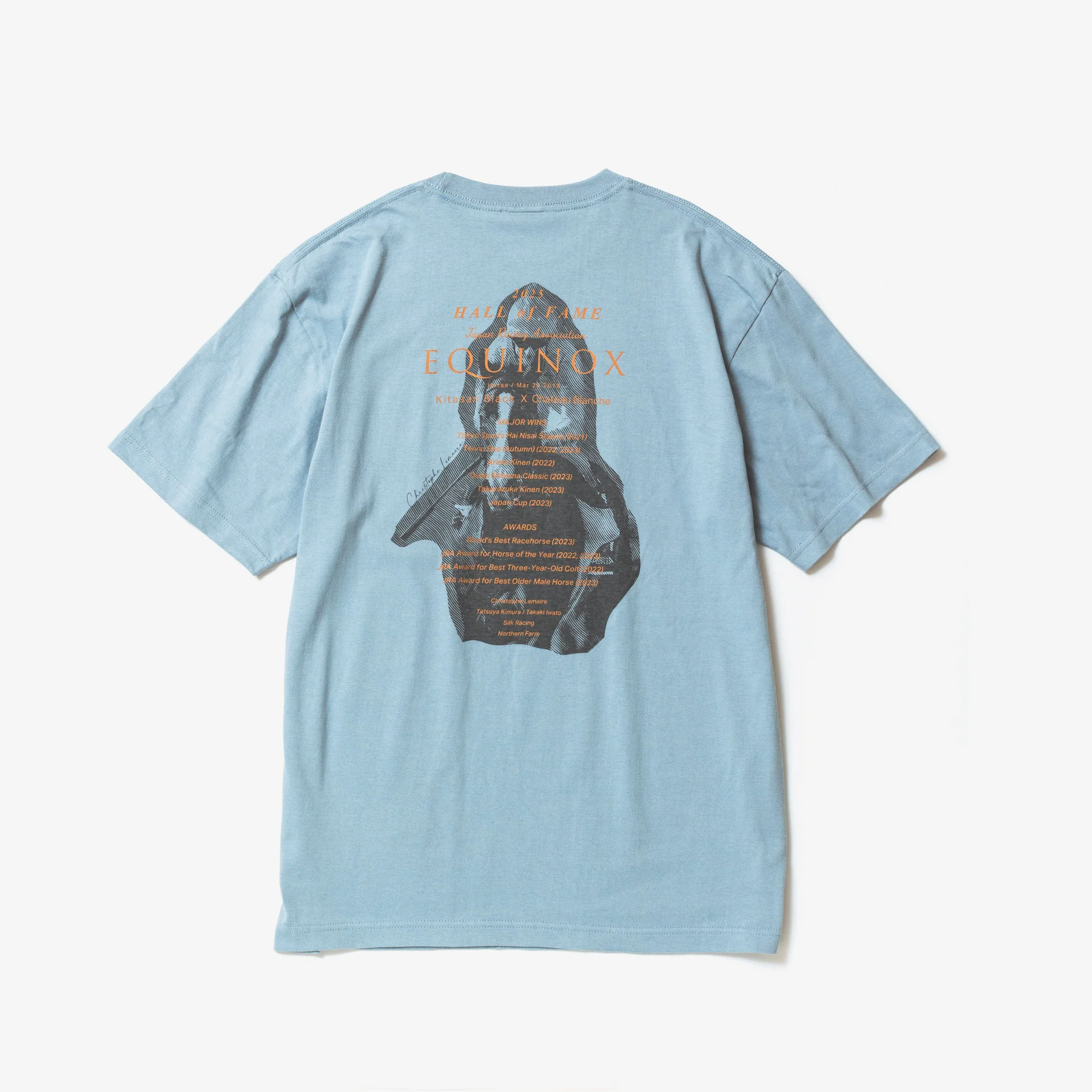 【HORSE GOODS net】イクイノックス顕彰馬選定記念 TシャツB(青) - Image 10