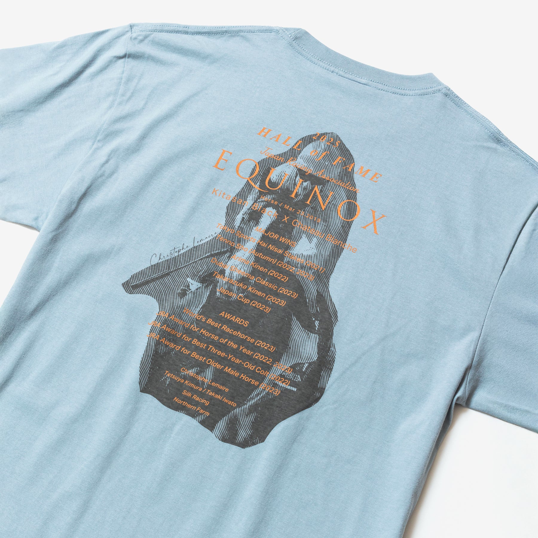【HORSE GOODS net】イクイノックス顕彰馬選定記念 TシャツB(青) - Image 13