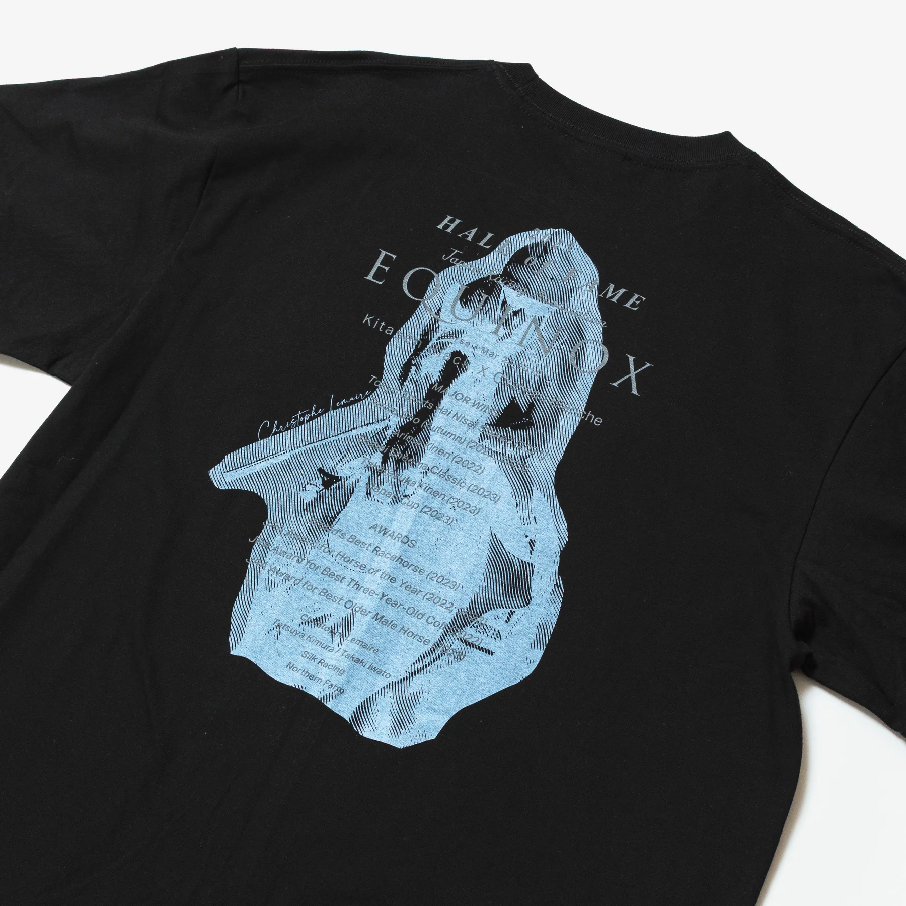 【HORSE GOODS net】イクイノックス顕彰馬選定記念 TシャツB(黒) - Image 13