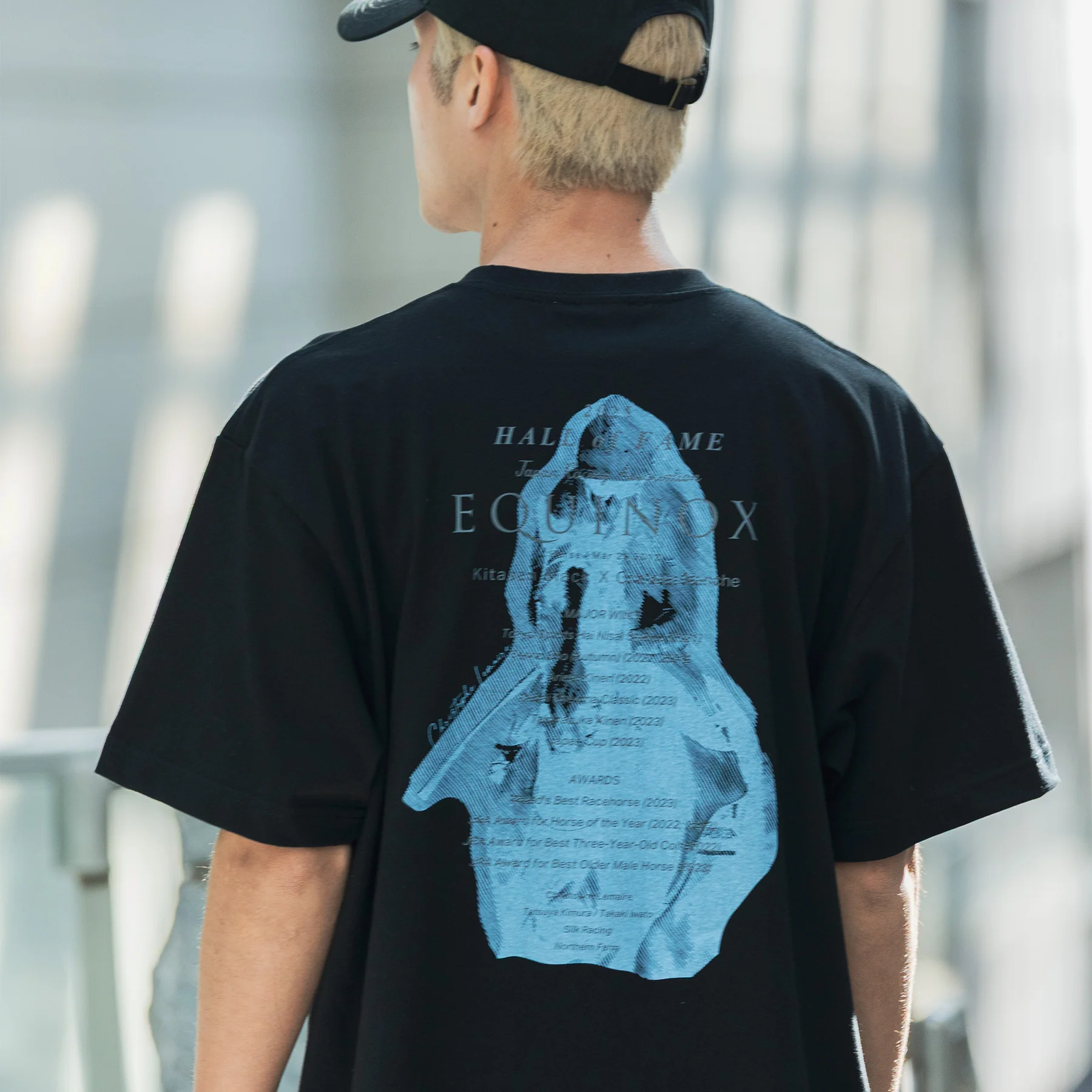 【HORSE GOODS net】イクイノックス顕彰馬選定記念 TシャツB(黒) - Image 7