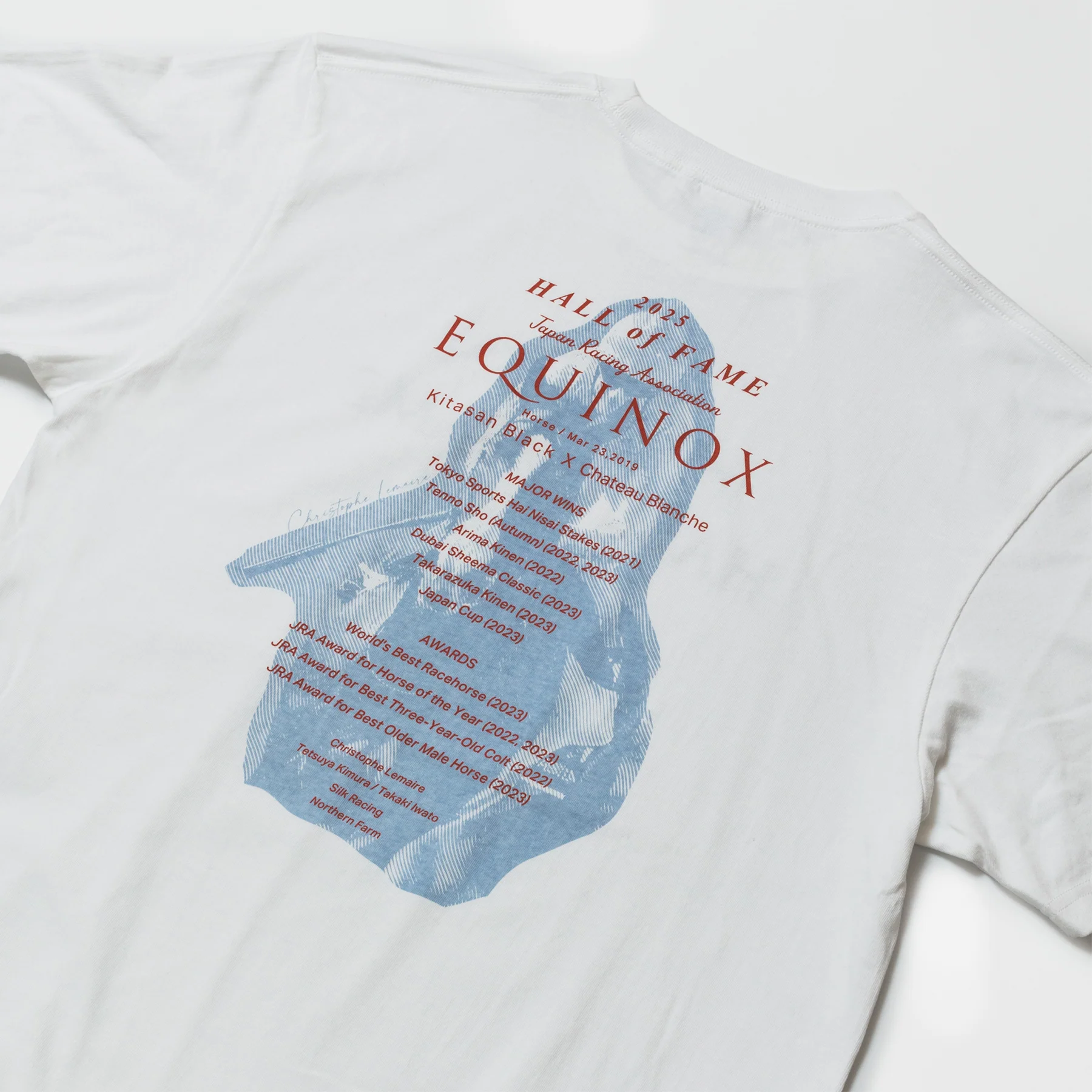 【HORSE GOODS net】イクイノックス顕彰馬選定記念 TシャツB(白) - Image 11