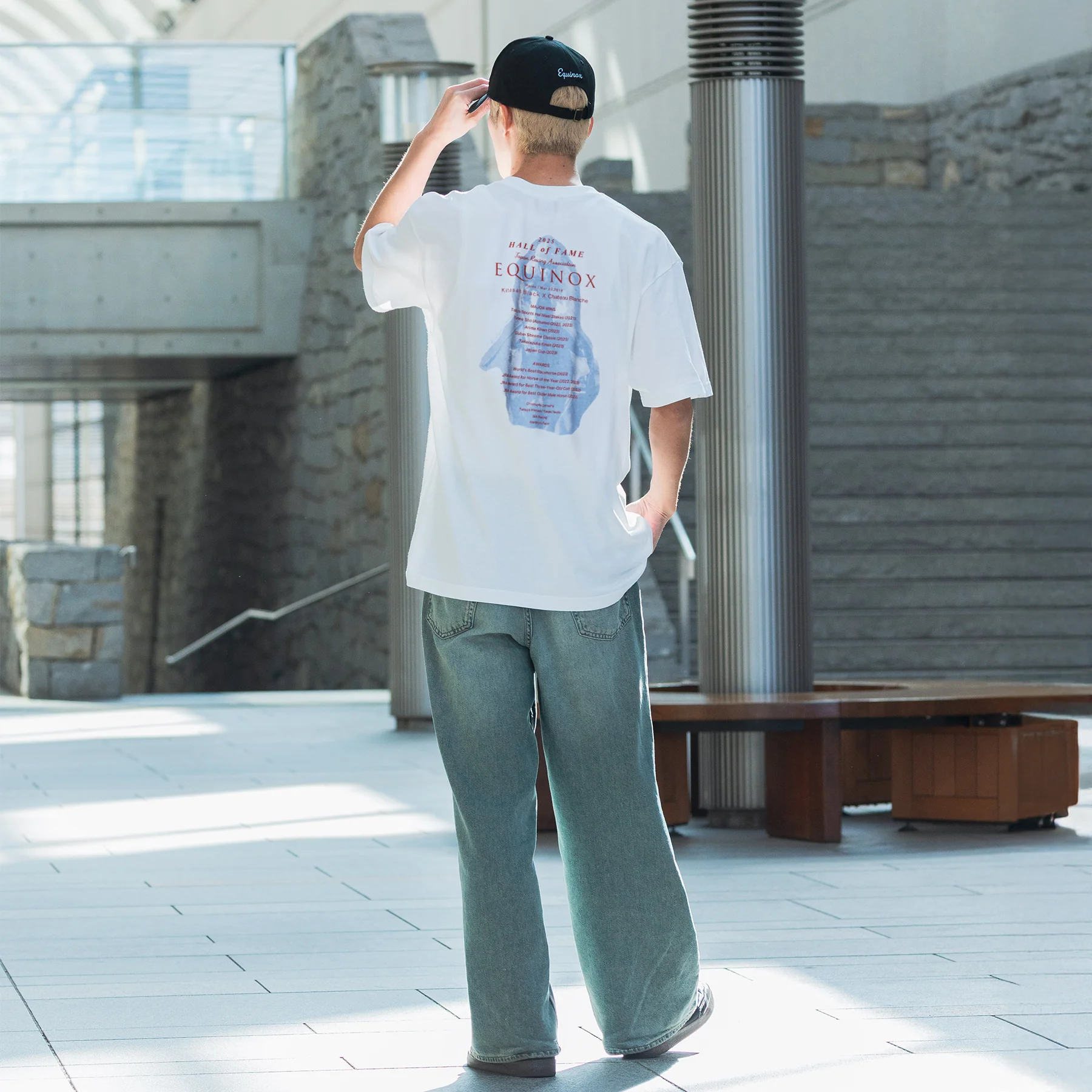 【HORSE GOODS net】イクイノックス顕彰馬選定記念 TシャツB(白) - Image 2