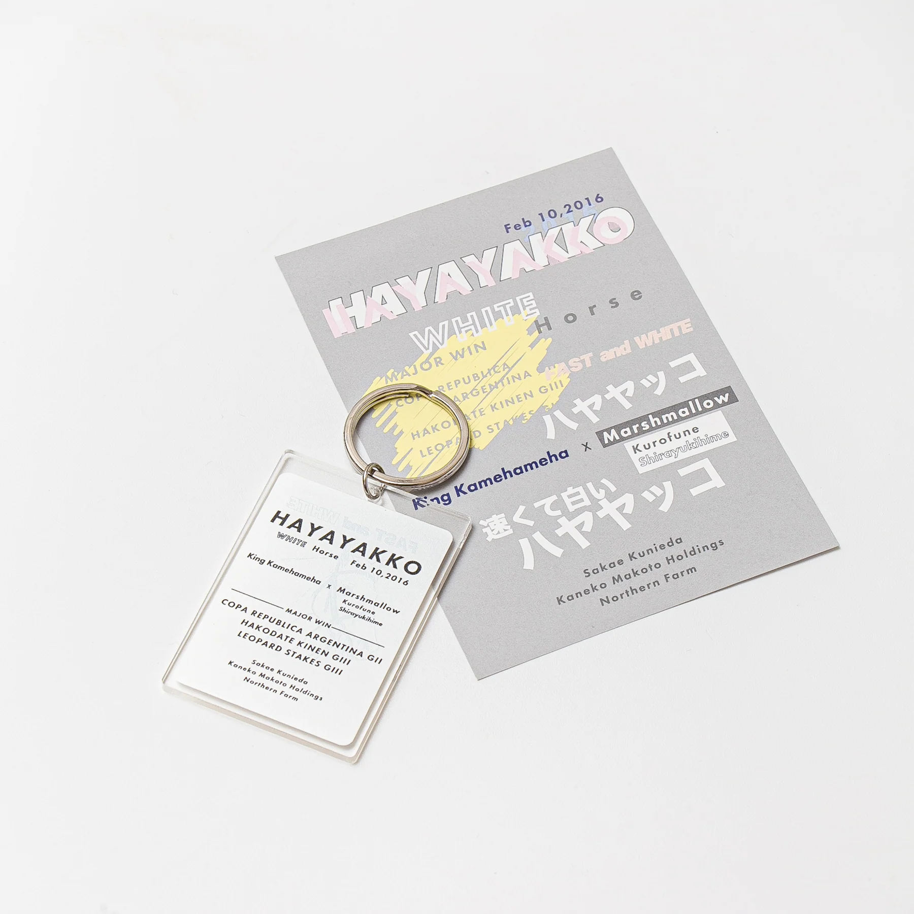 【HORSE GOODS net】ハヤヤッコ・アクリルキーホルダーB - Image 5