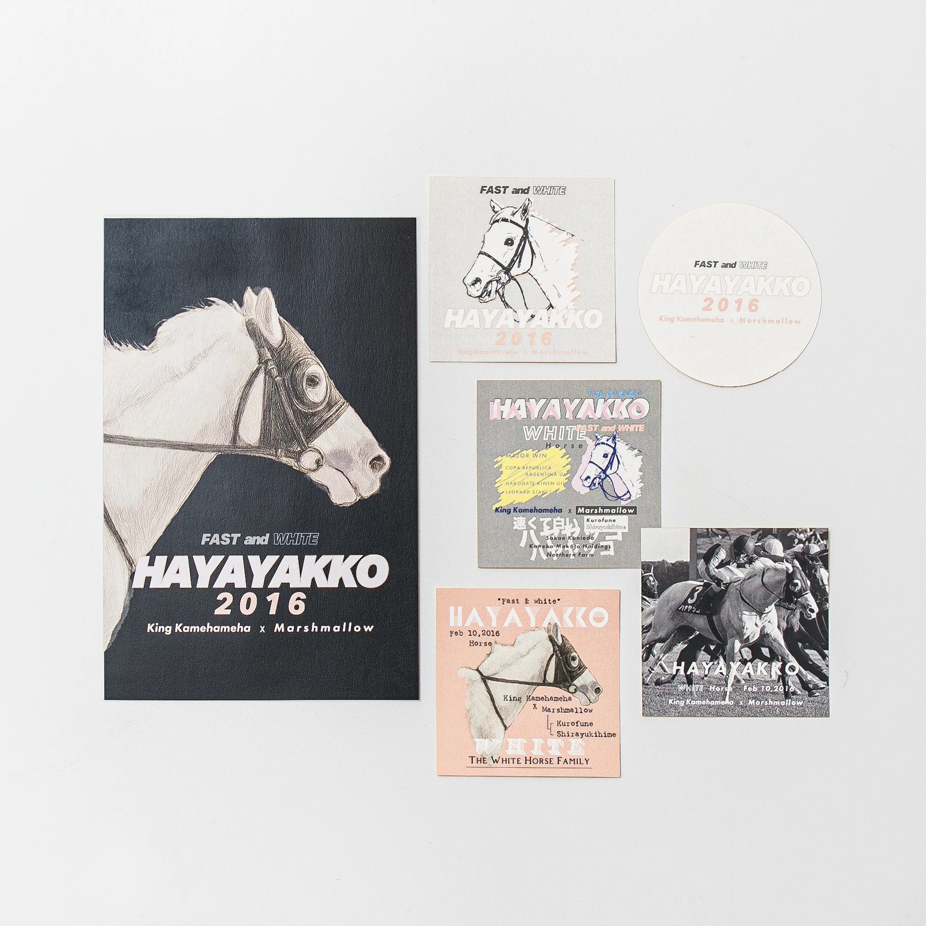 【HORSE GOODS net】ハヤヤッコ・デザインステッカー (5枚組) - Image 4