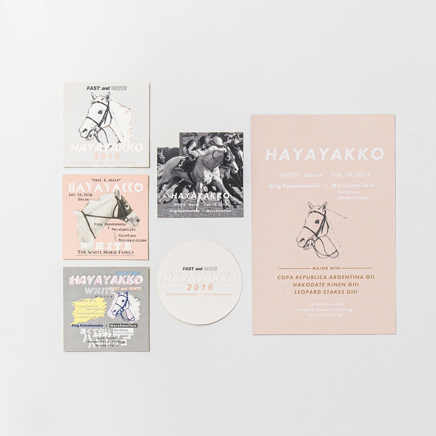 【HORSE GOODS net】ハヤヤッコ・デザインステッカー (5枚組) - Image 5