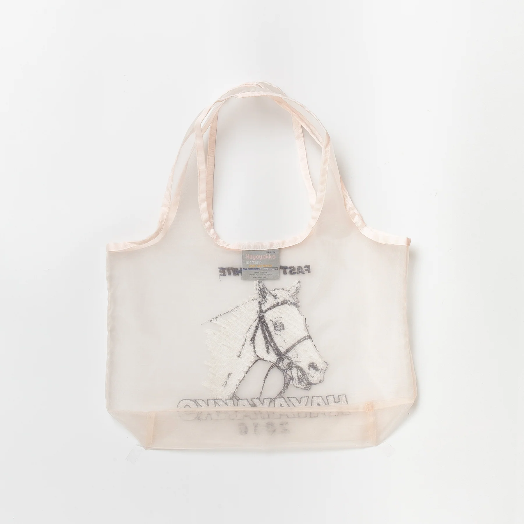 【HORSE GOODS net】ハヤヤッコ・刺繍トートバッグ - Image 3
