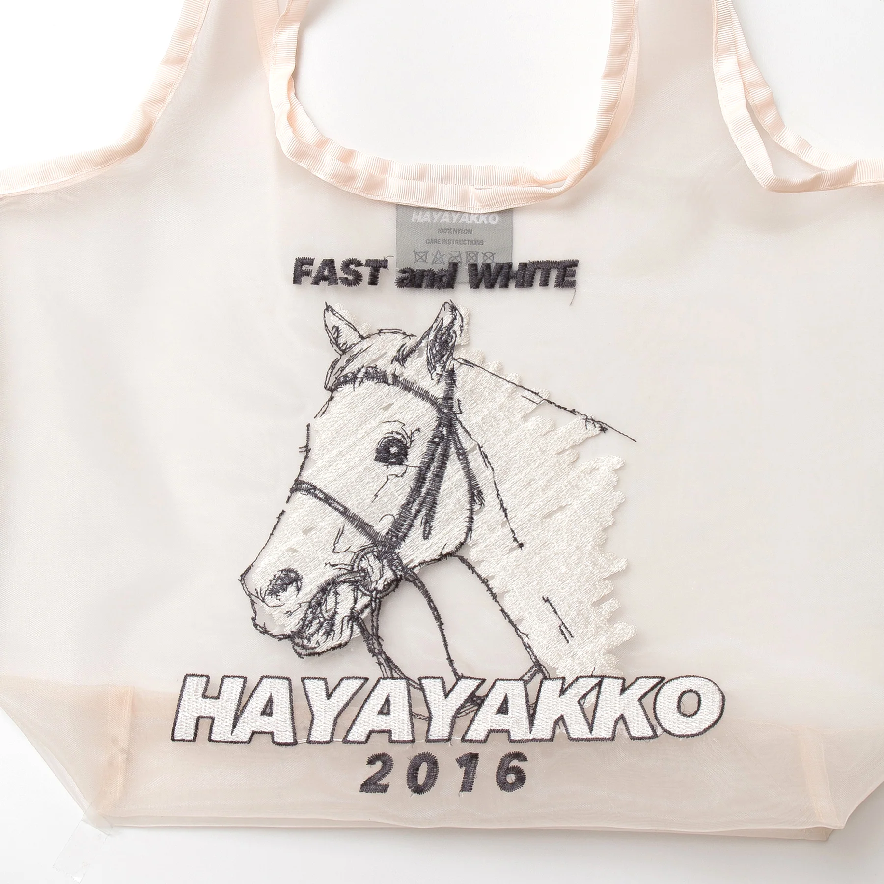 【HORSE GOODS net】ハヤヤッコ・刺繍トートバッグ - Image 5