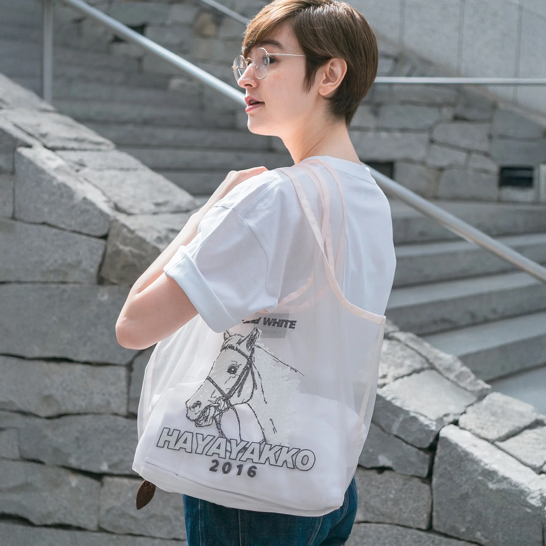 【HORSE GOODS net】ハヤヤッコ・刺繍トートバッグ - Image 9