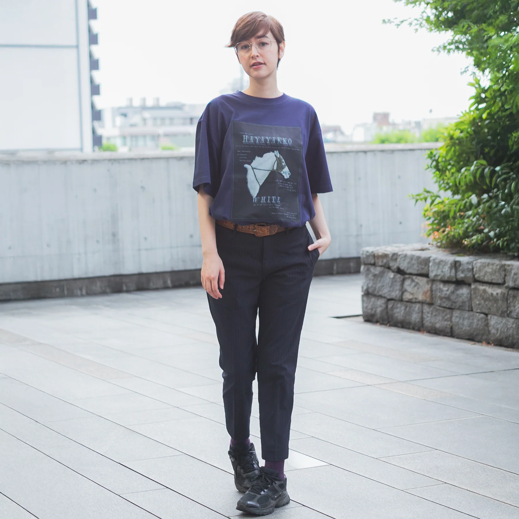 【HORSE GOODS net】ハヤヤッコ・TシャツA(ネイビー) - Image 6