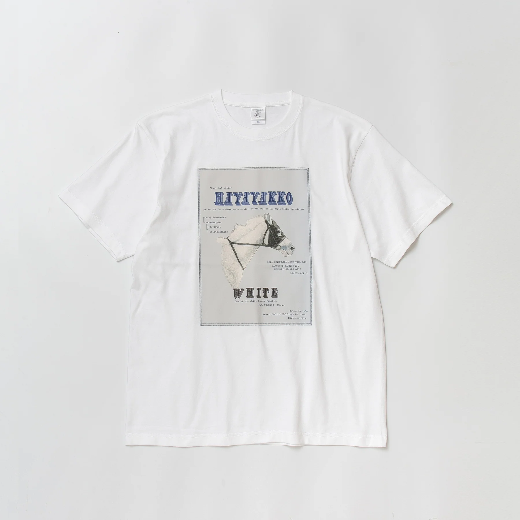 【HORSE GOODS net】ハヤヤッコ・TシャツA(白) - Image 6