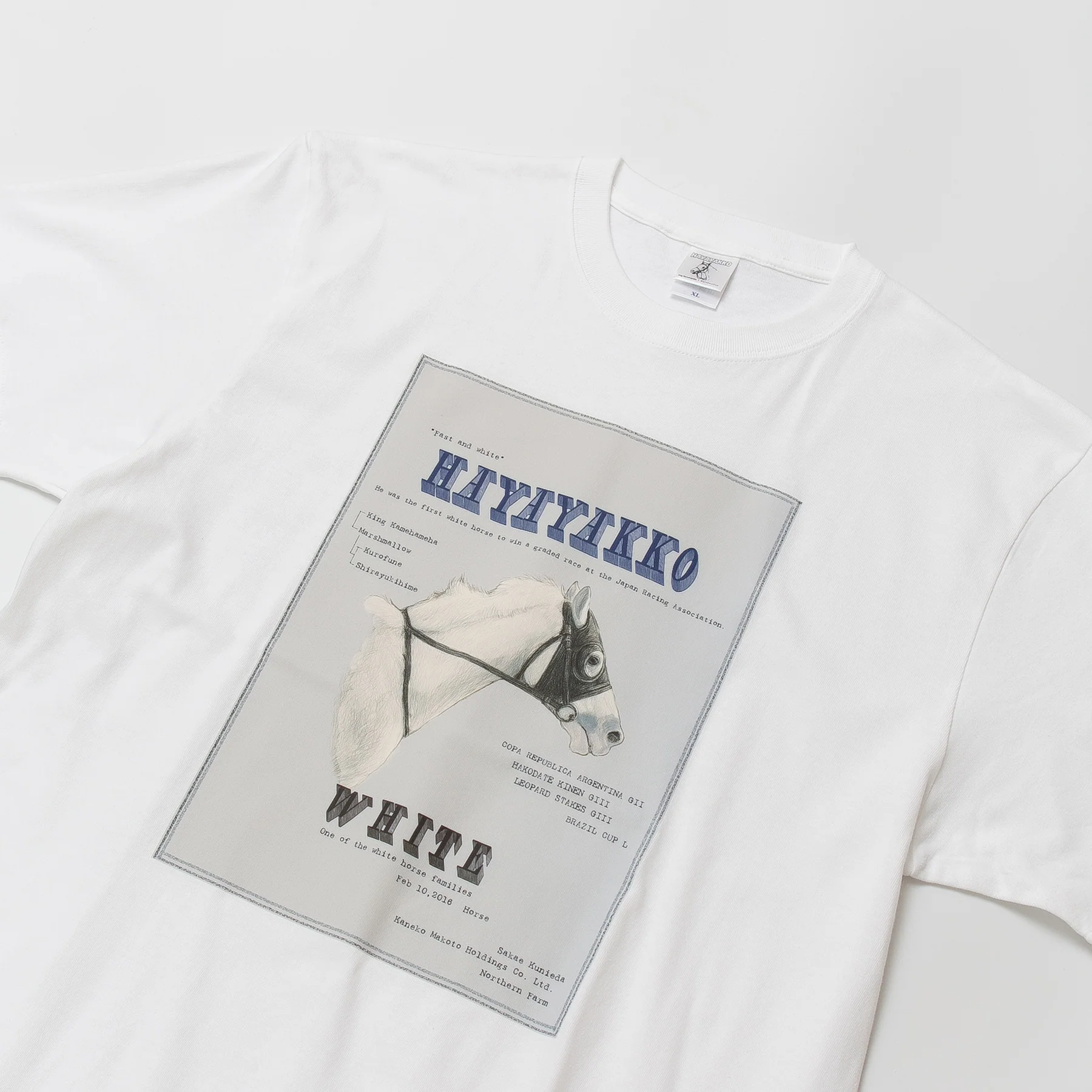 【HORSE GOODS net】ハヤヤッコ・TシャツA(白) - Image 9