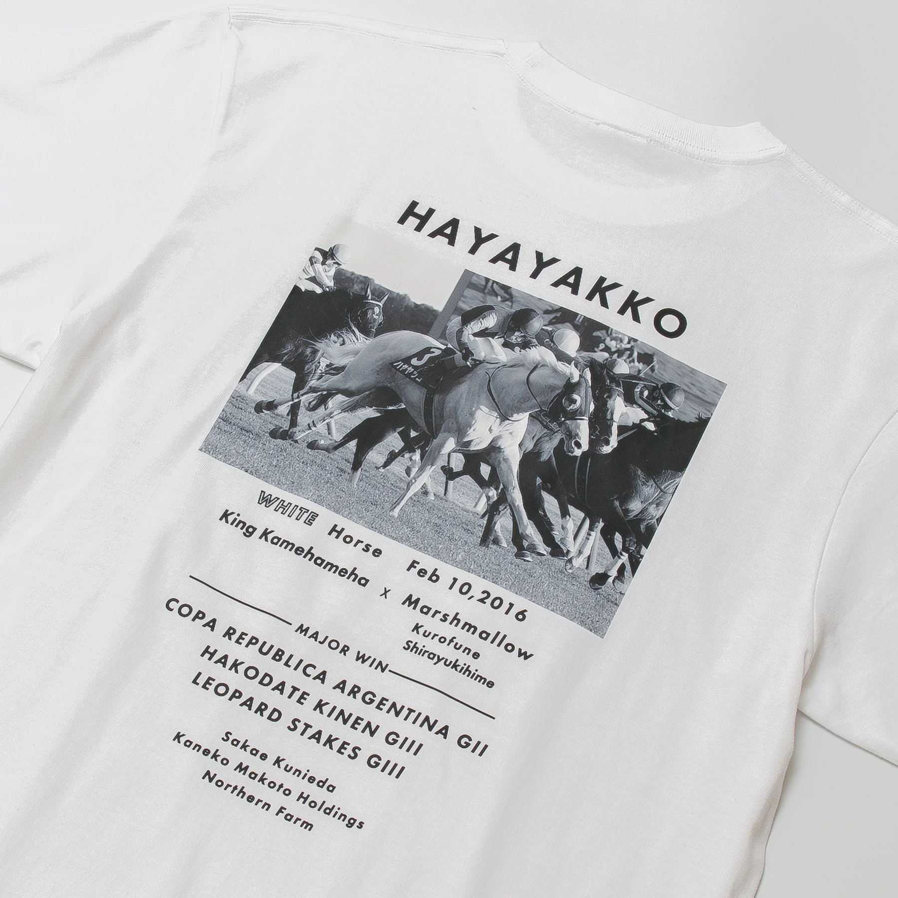 【HORSE GOODS net】ハヤヤッコ・TシャツC(白) - Image 11