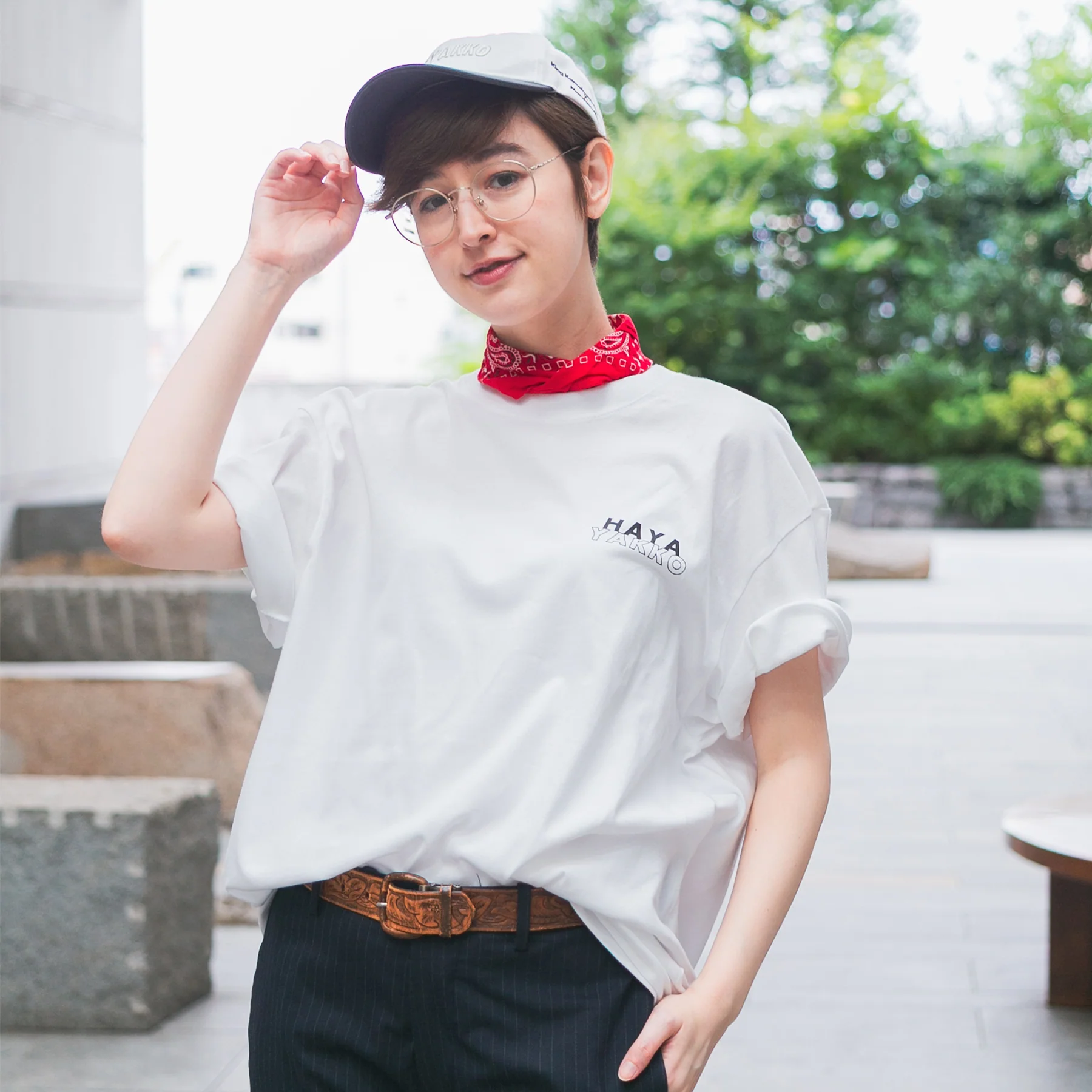 【HORSE GOODS net】ハヤヤッコ・TシャツC(白) - Image 2