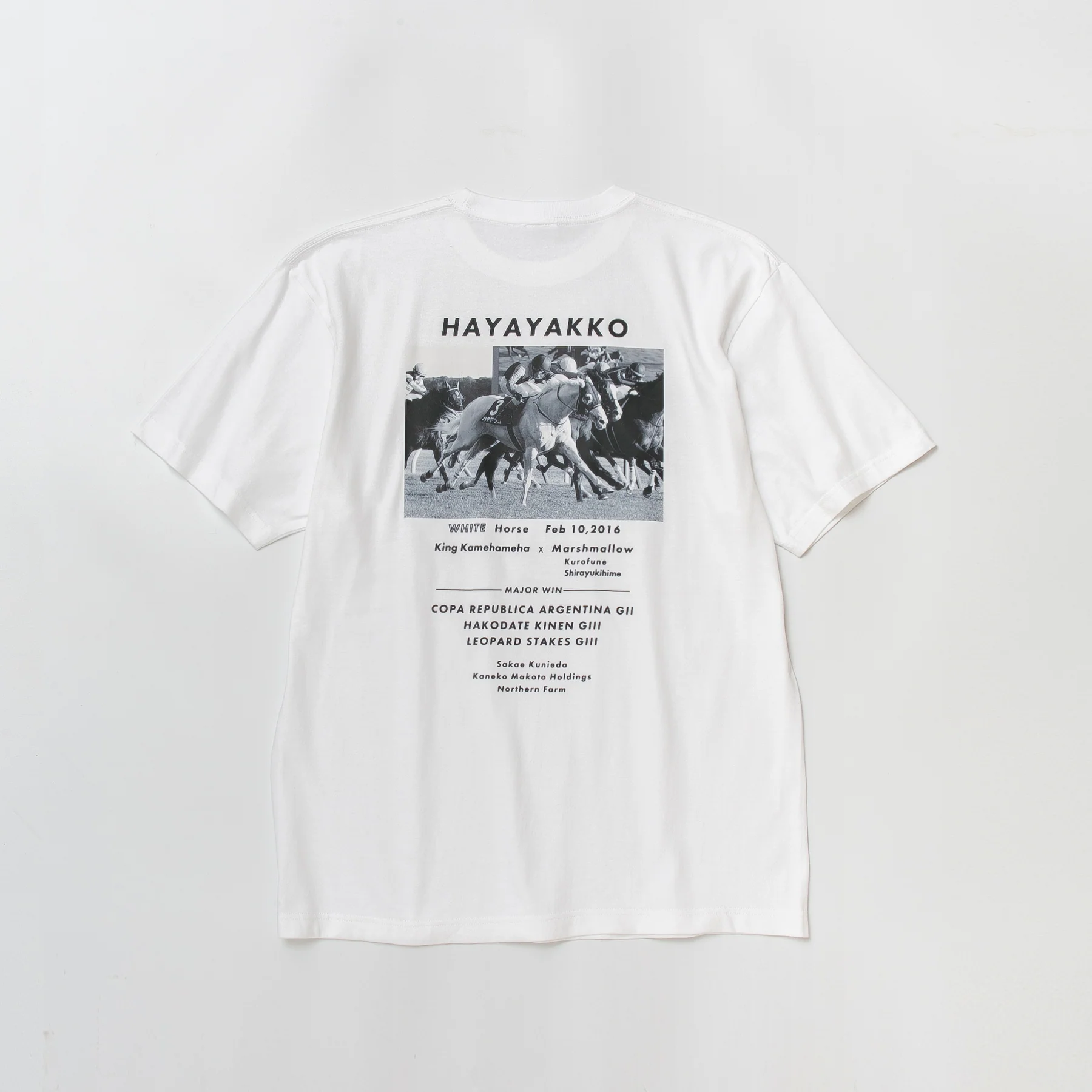 【HORSE GOODS net】ハヤヤッコ・TシャツC(白) - Image 8