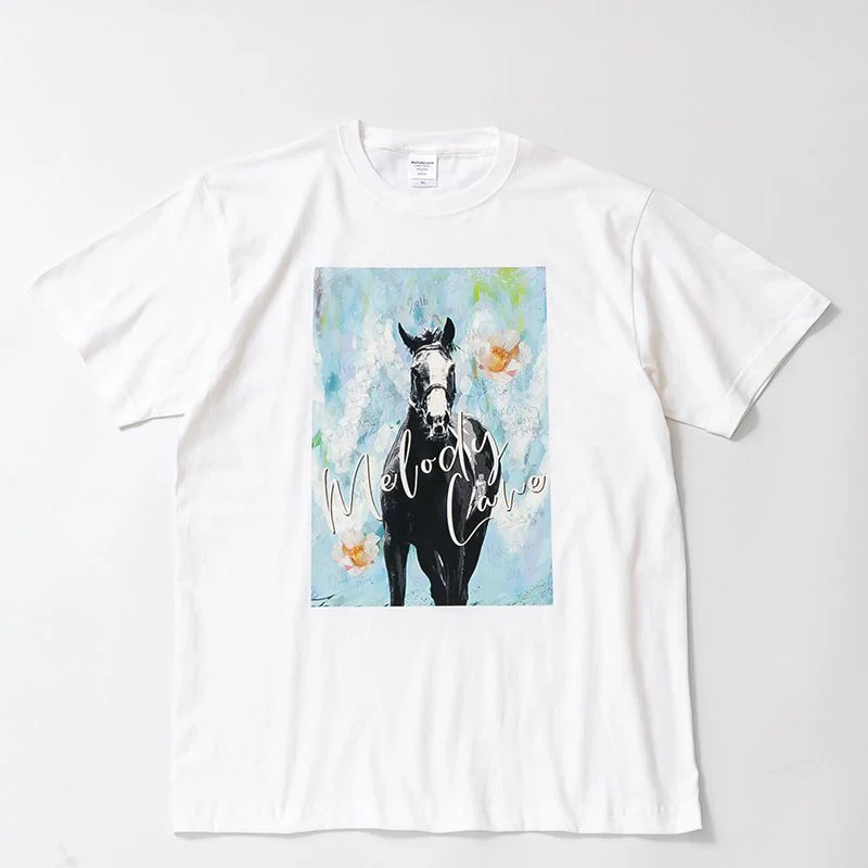 【HORSE GOODS net】メロディーレーン・TシャツA(白)