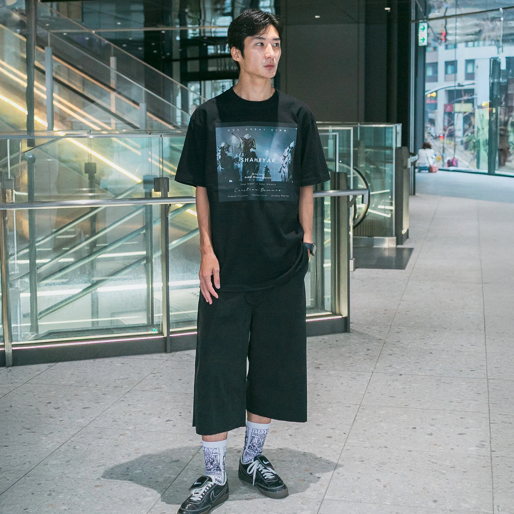 【HORSE GOODS net】シャフリヤール・TシャツA(黒) - Image 2
