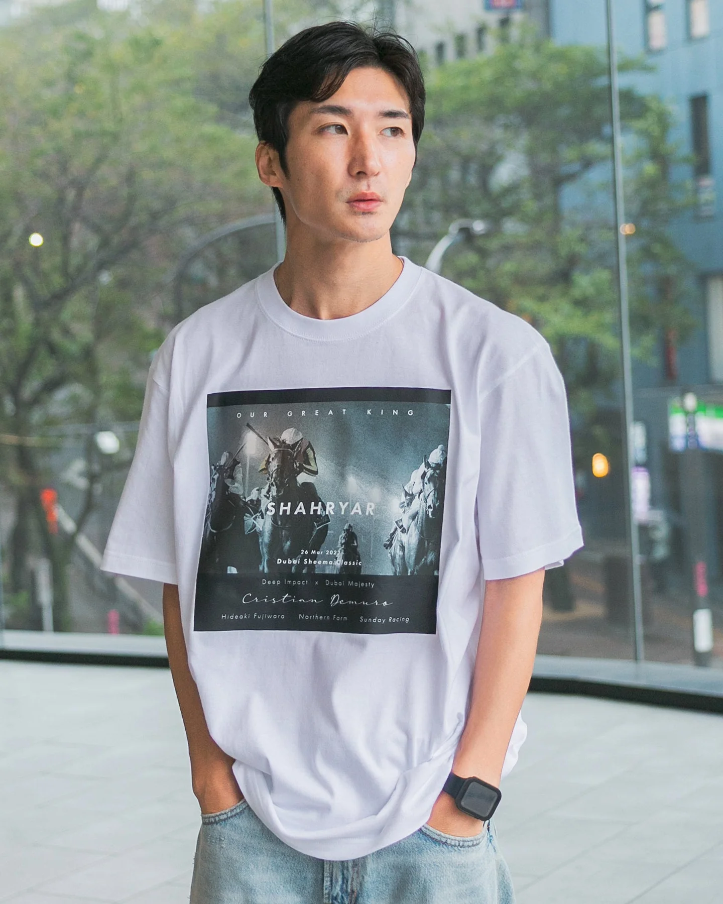 【HORSE GOODS net】シャフリヤール・TシャツA(白)