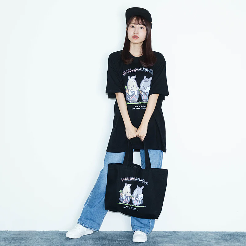 イクイノックス&ジオグリフ･Tシャツ(黒) - Image 5