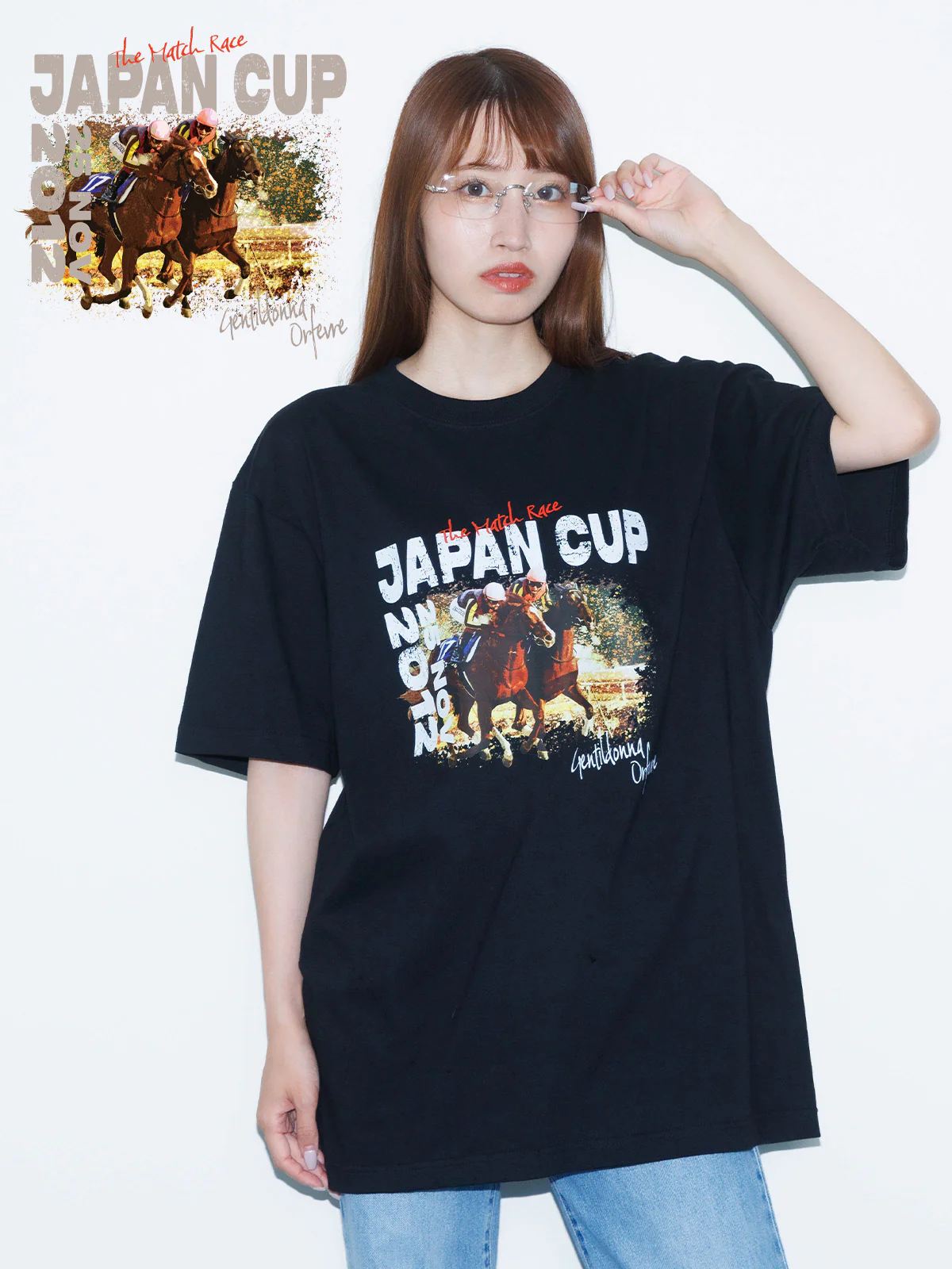 ジェンティルドンナvsオルフェーヴル・Tシャツ(黒)