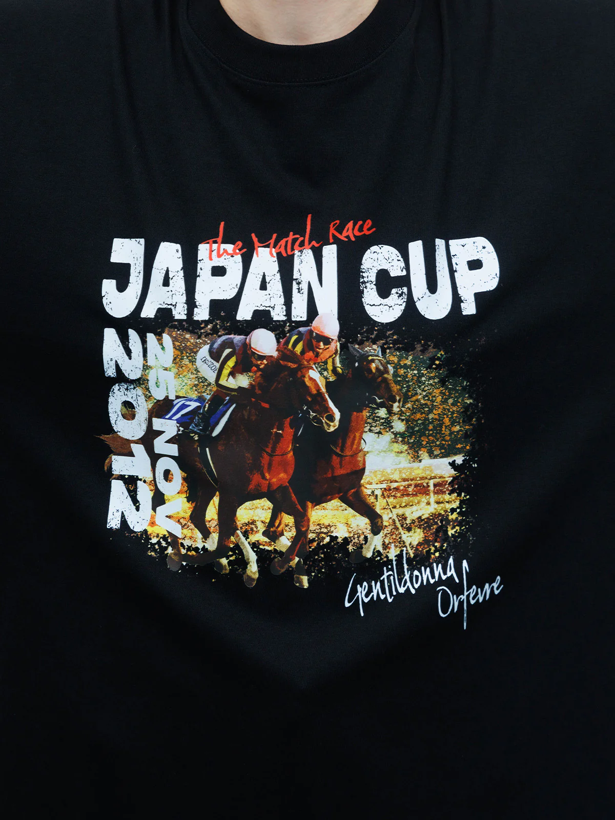 ジェンティルドンナvsオルフェーヴル・Tシャツ(黒) - Image 4