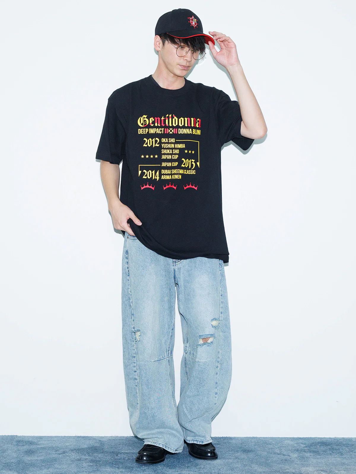 ジェンティルドンナ・Tシャツ(黒) - Image 2