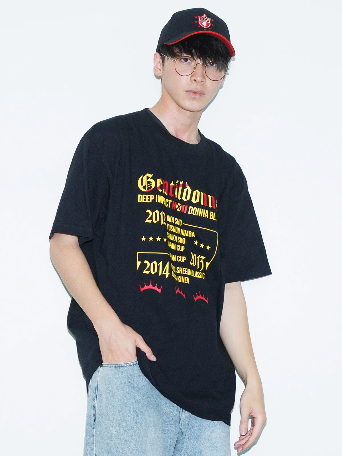 ジェンティルドンナ・Tシャツ(黒) - Image 3