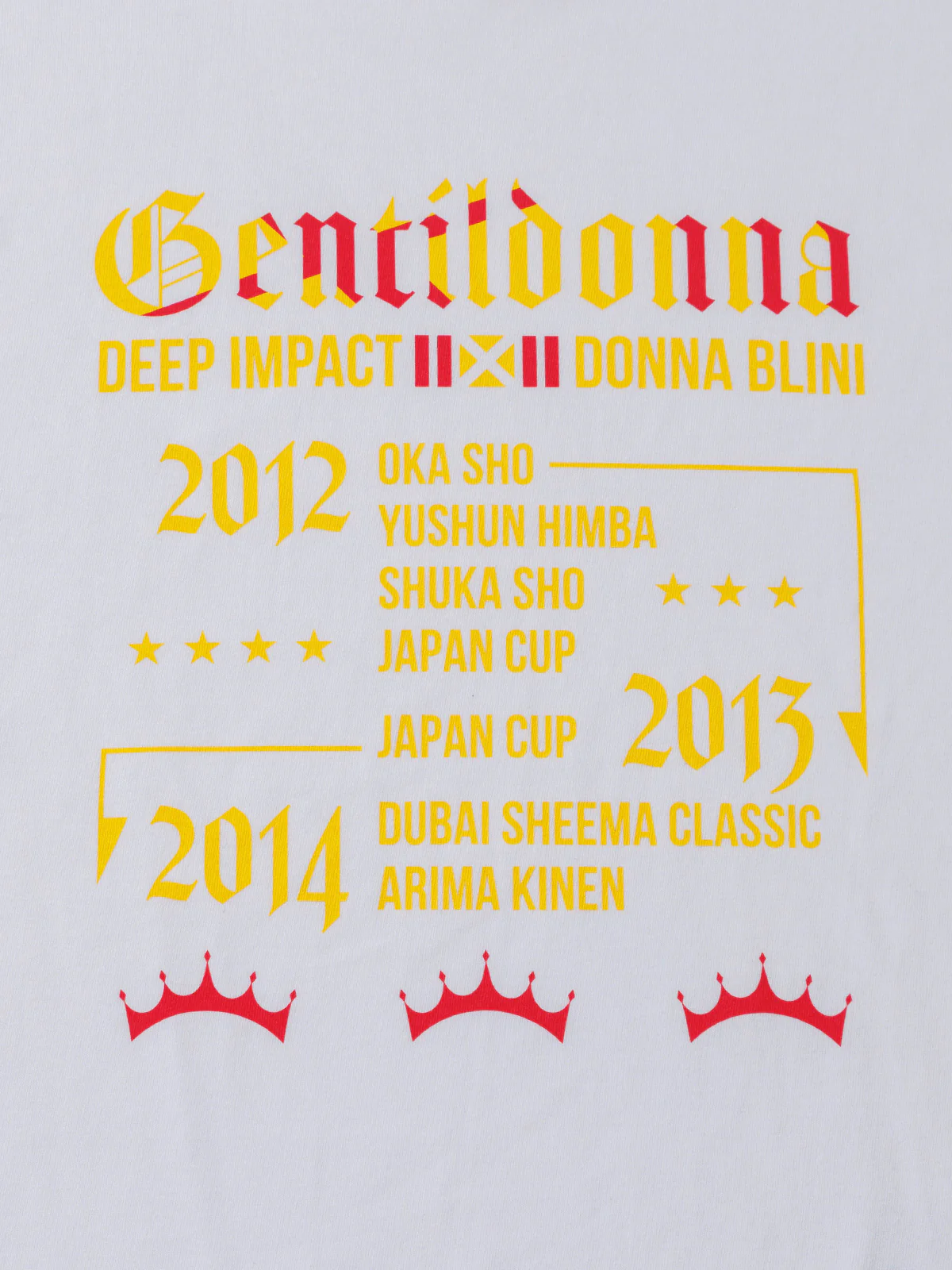 ジェンティルドンナ・Tシャツ(白) - Image 5