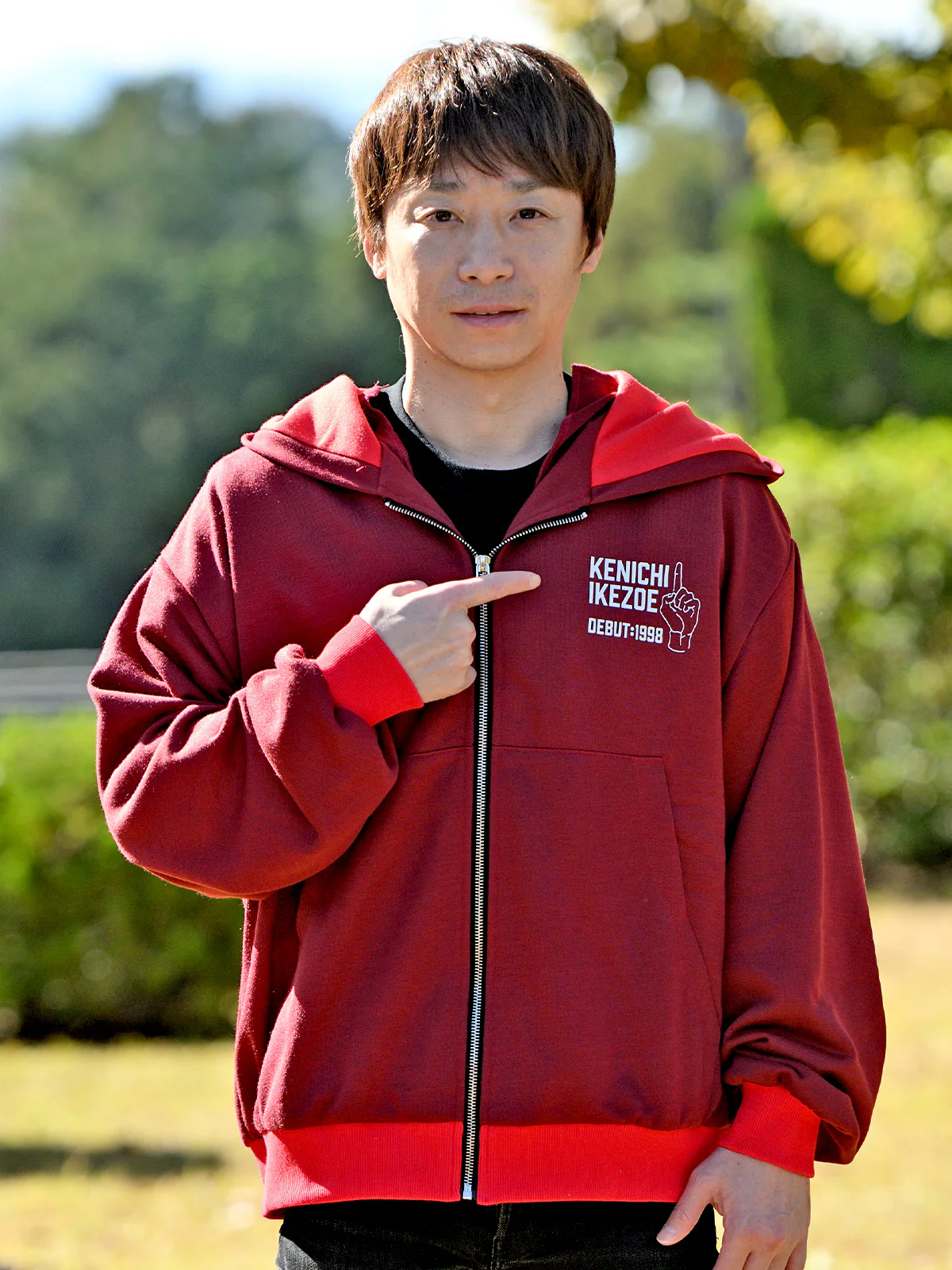 池添謙一騎手重賞100勝メモリアル・ジップアップパーカー - Image 3