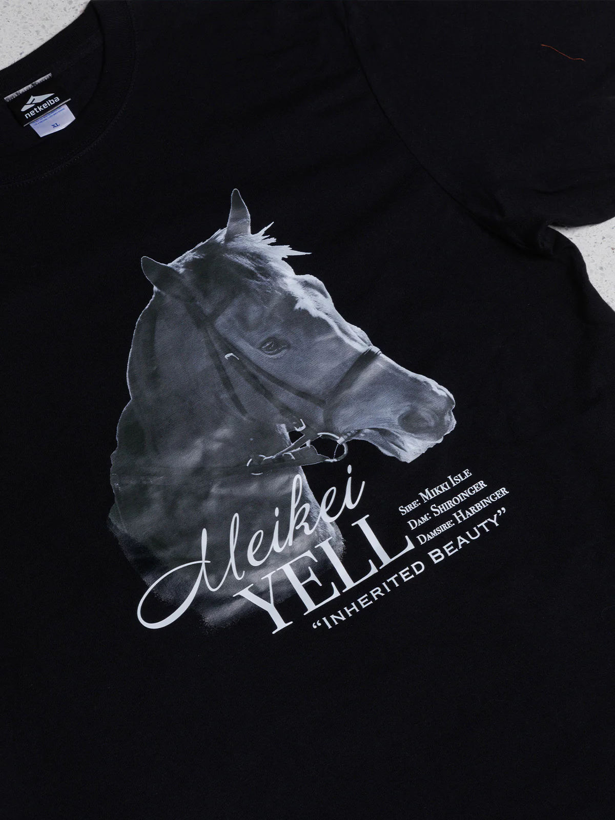 メイケイエール・素顔Tシャツ(黒) - Image 7