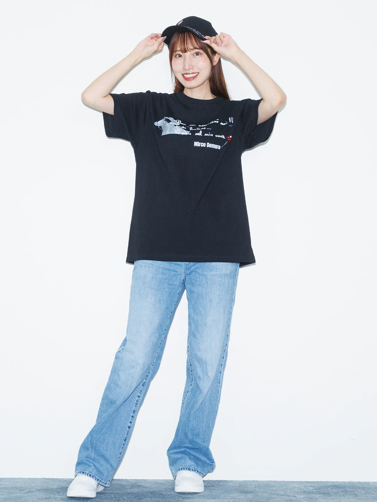 Tシャツ(黒)【M.デムーロ騎手公式応援グッズ】 - Image 2
