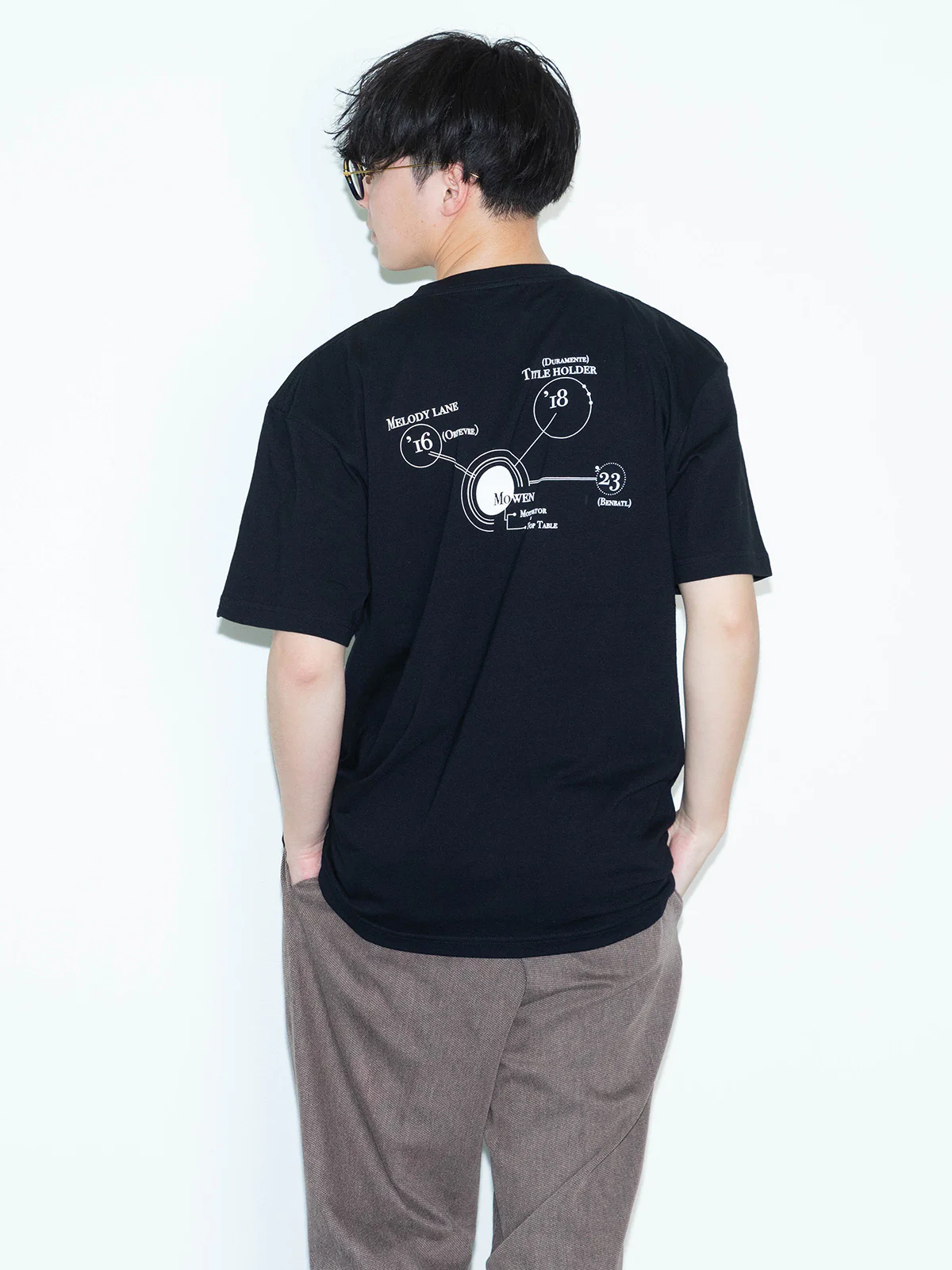 メロディーレーン&タイトルホルダー・Tシャツ(黒) - Image 2