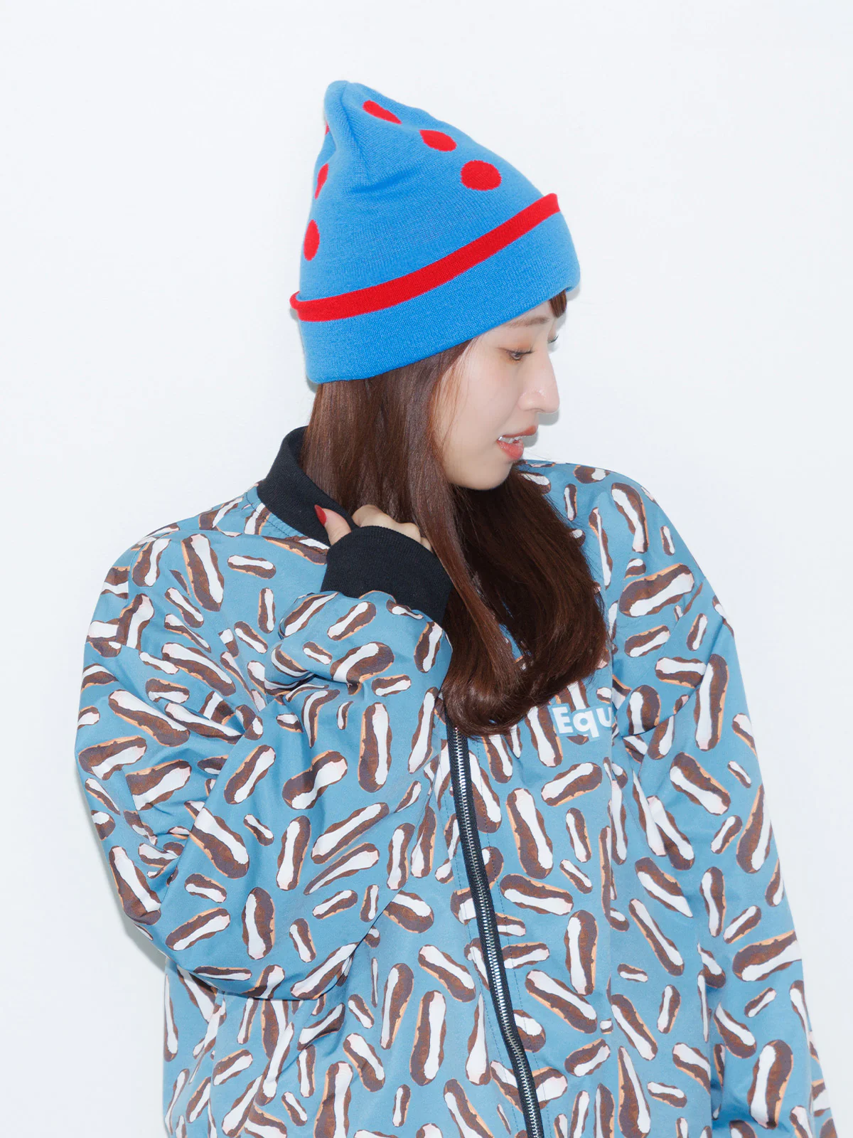 勝負服ニット帽(シルクレーシング柄) - Image 2