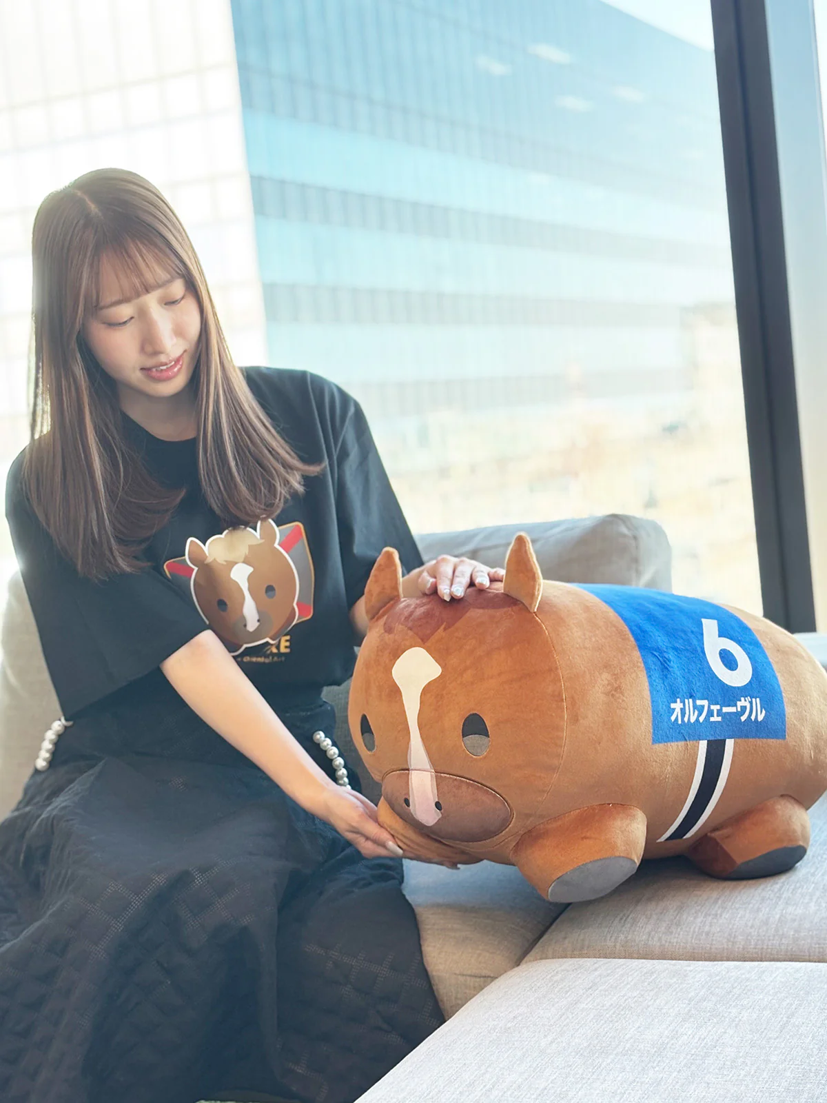オルフェーヴル・もちもちぬいぐるみクッション - Image 5